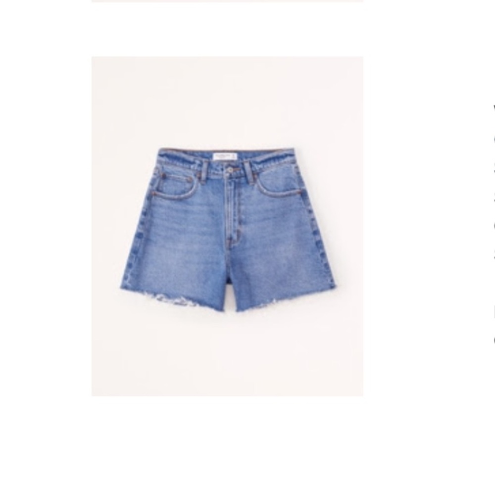 Abercrombie Curve Love High Rise Dad Short